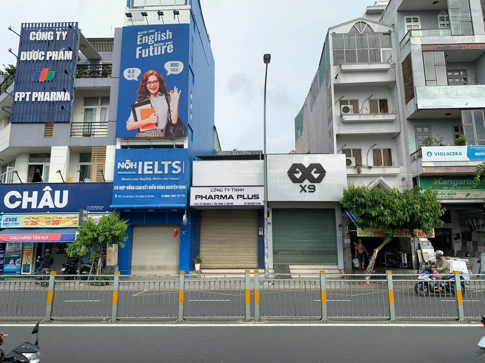 Bán nhà mặt tiền đường Luỹ Bán Bích (2 mặt tiền trước sau), P.Tân Thành. 8x25m Cấp 4. Giá: 41.5 tỷ