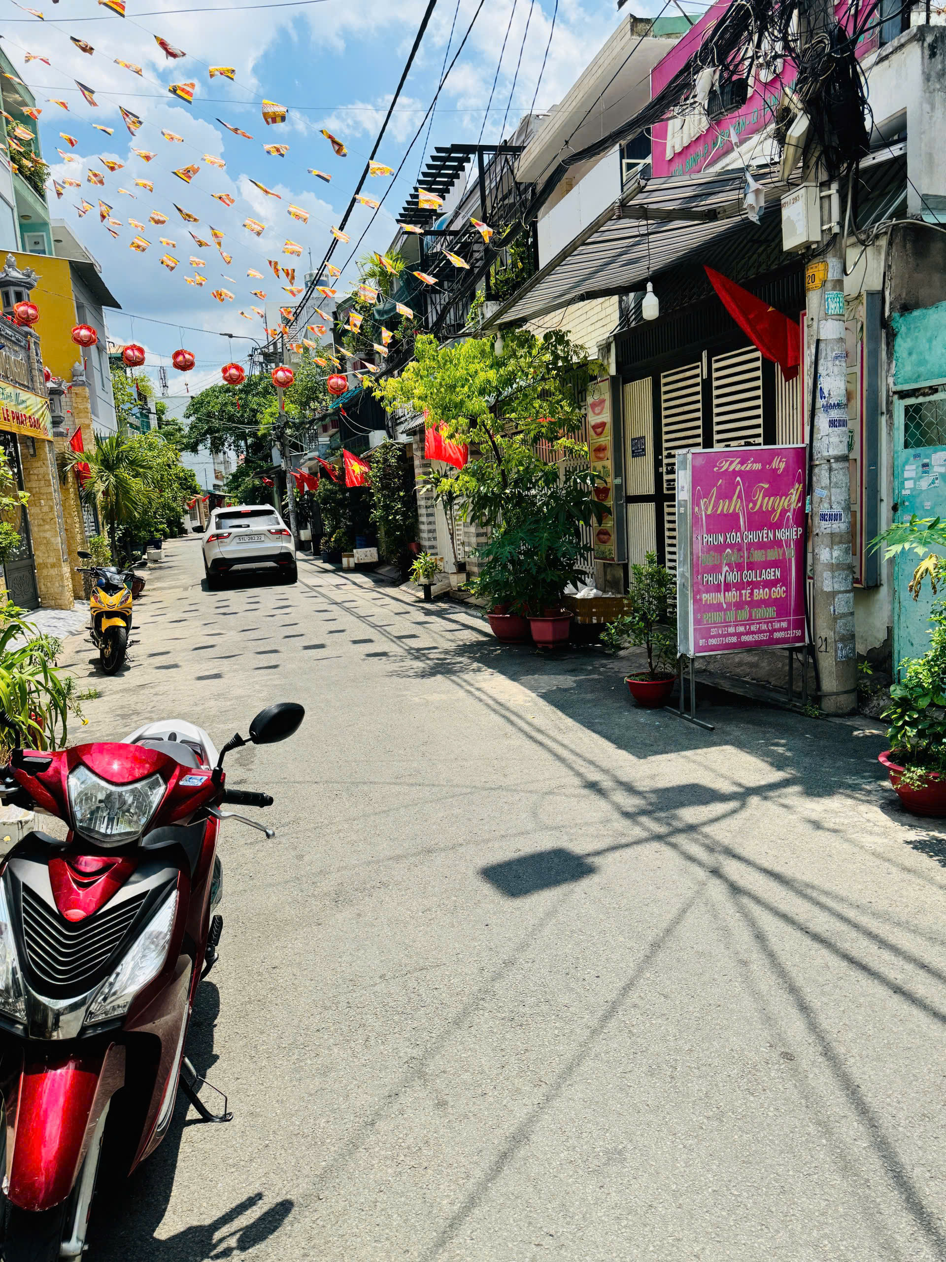 Nhà 1 Lầu Hẻm Nhựa 6m Khu Tô Hiệu Đường Hòa Bình , Phường Hiệp Tân dt 4x14m giá 6.4 tỷ TL