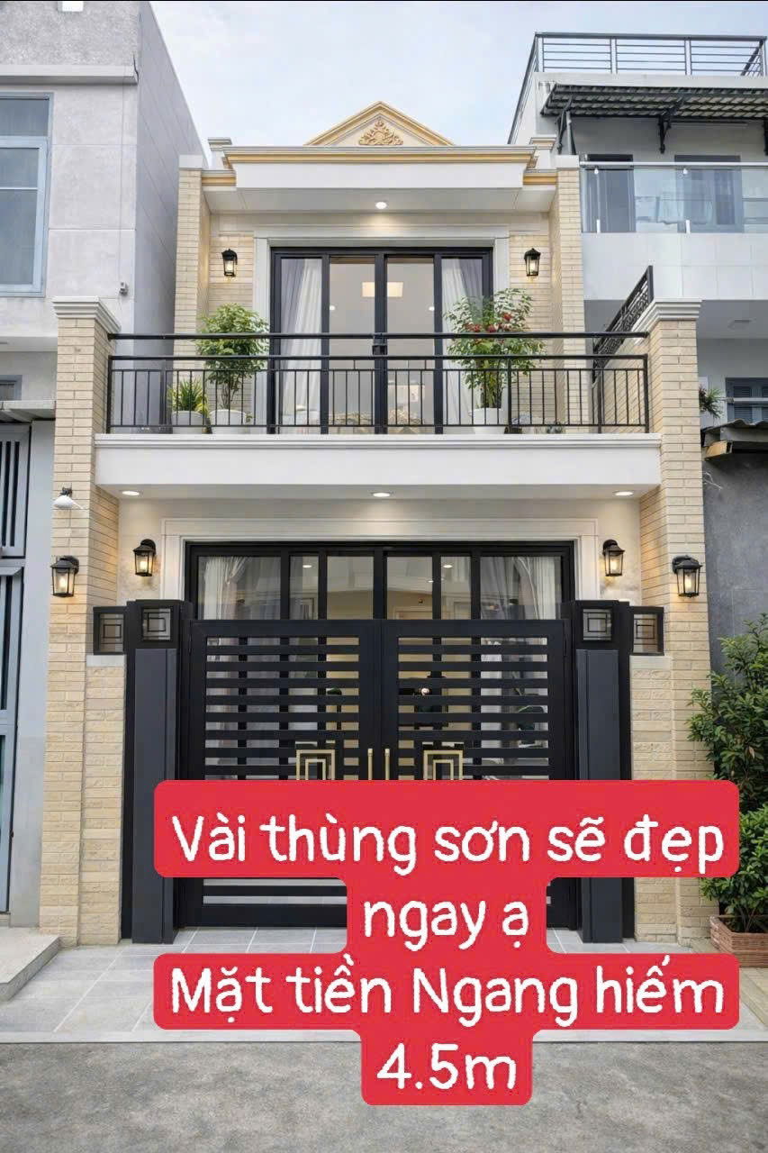 🌈 Siêu phẩm ngang 4.5m hẻm xe tải đường Hương Lộ 2 P.BTĐA 72m2 đúc 1 lầu giá chỉ 6 tỷ