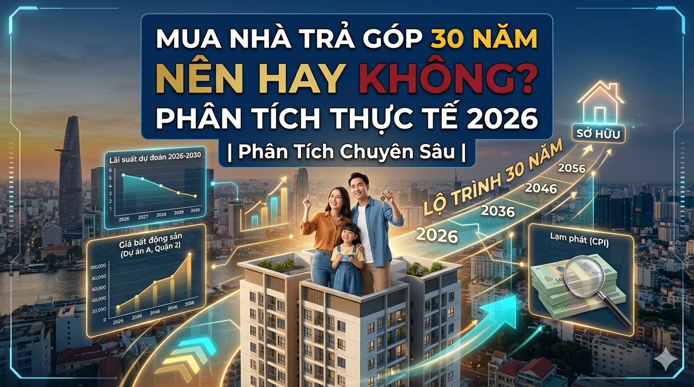 Mua nhà trả góp 30 năm: Nên hay không? Phân tích thực tế năm 2026