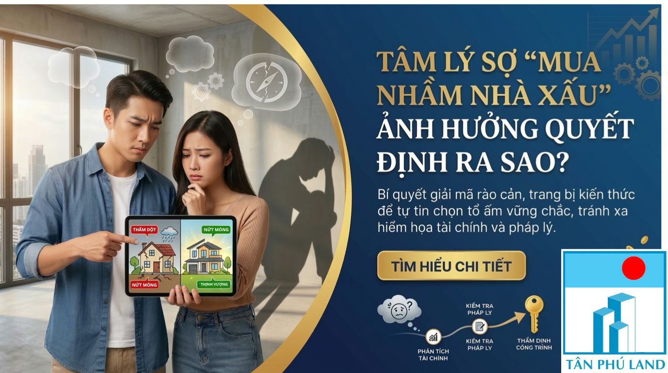 Tâm lý sợ “mua nhầm nhà xấu” ảnh hưởng quyết định ra sao?