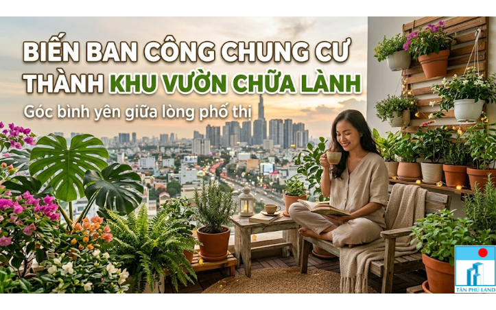 Biến ban công chung cư thành khu vườn chữa lành: Góc bình yên giữa lòng phố thị