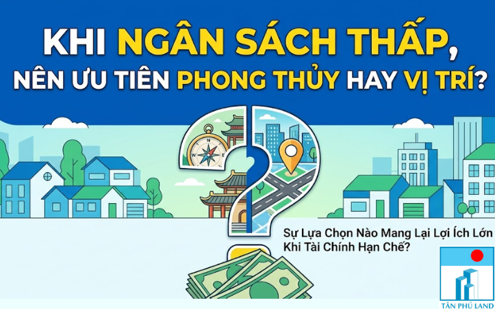 Khi ngân sách thấp, nên ưu tiên phong thủy hay vị trí?
