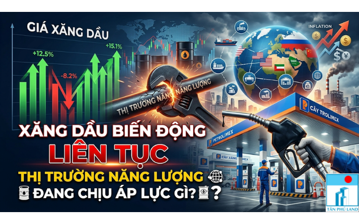 Xăng dầu biến động liên tục:Thị trường năng lượng đang chịu áp lực gì?