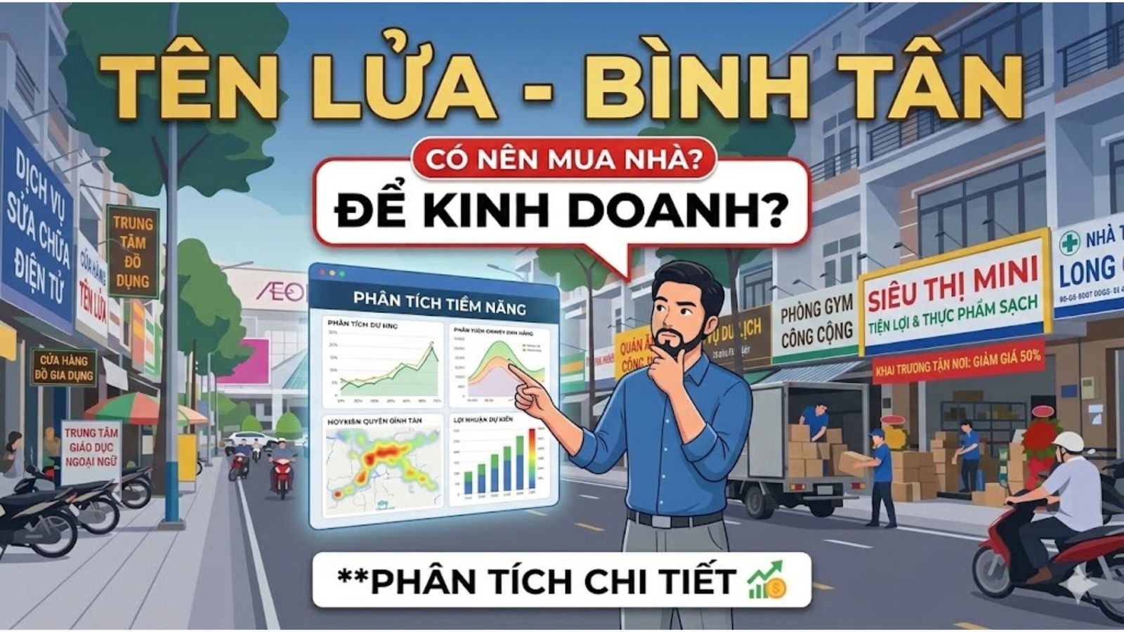 Mua nhà khu Tên Lửa - Bình Tân để kinh doanh 2026: Miếng bánh ngon hay bẫy đầu tư?