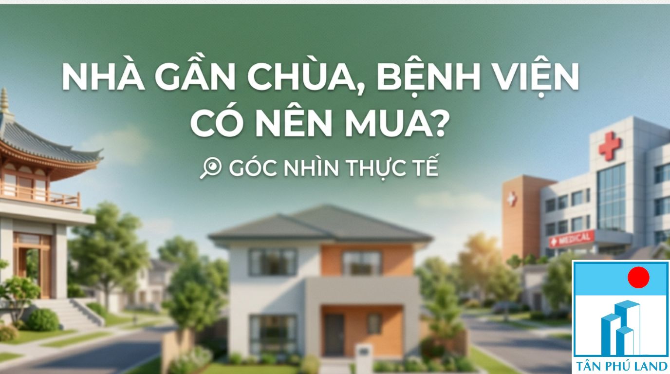 Nhà gần chùa, bệnh viện có nên mua? Góc nhìn thực tế