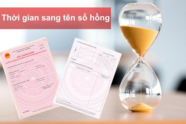 Sang tên sổ hồng tại quận Tân Phú mất bao lâu? Quy trình mới nhất 2026