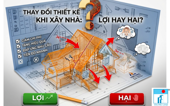 Thay Đổi Thiết Kế Khi Xây Nhà: Lợi Hay Hại?