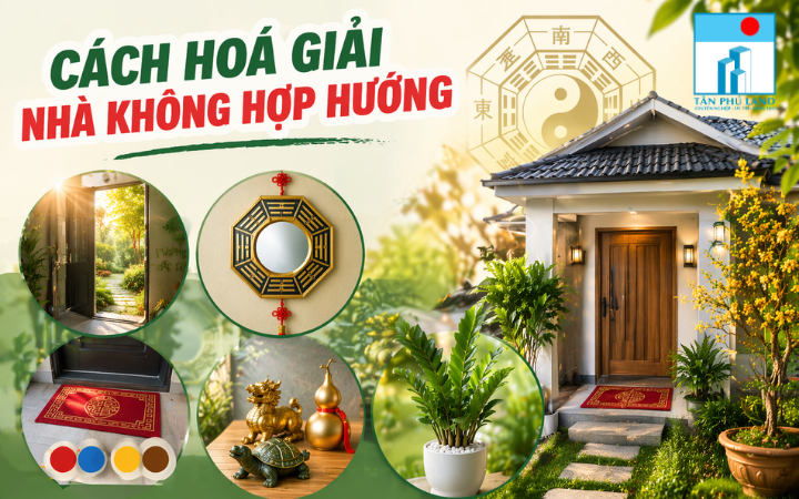 Cách hóa giải nhà không hợp hướng đơn giản và hiệu quả