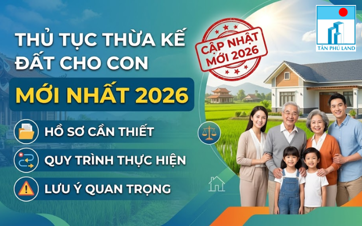 Thủ Tục Thừa Kế Đất Cho Con Mới Nhất 2026: Hồ Sơ, Quy Trình Và Lưu Ý Quan Trọng