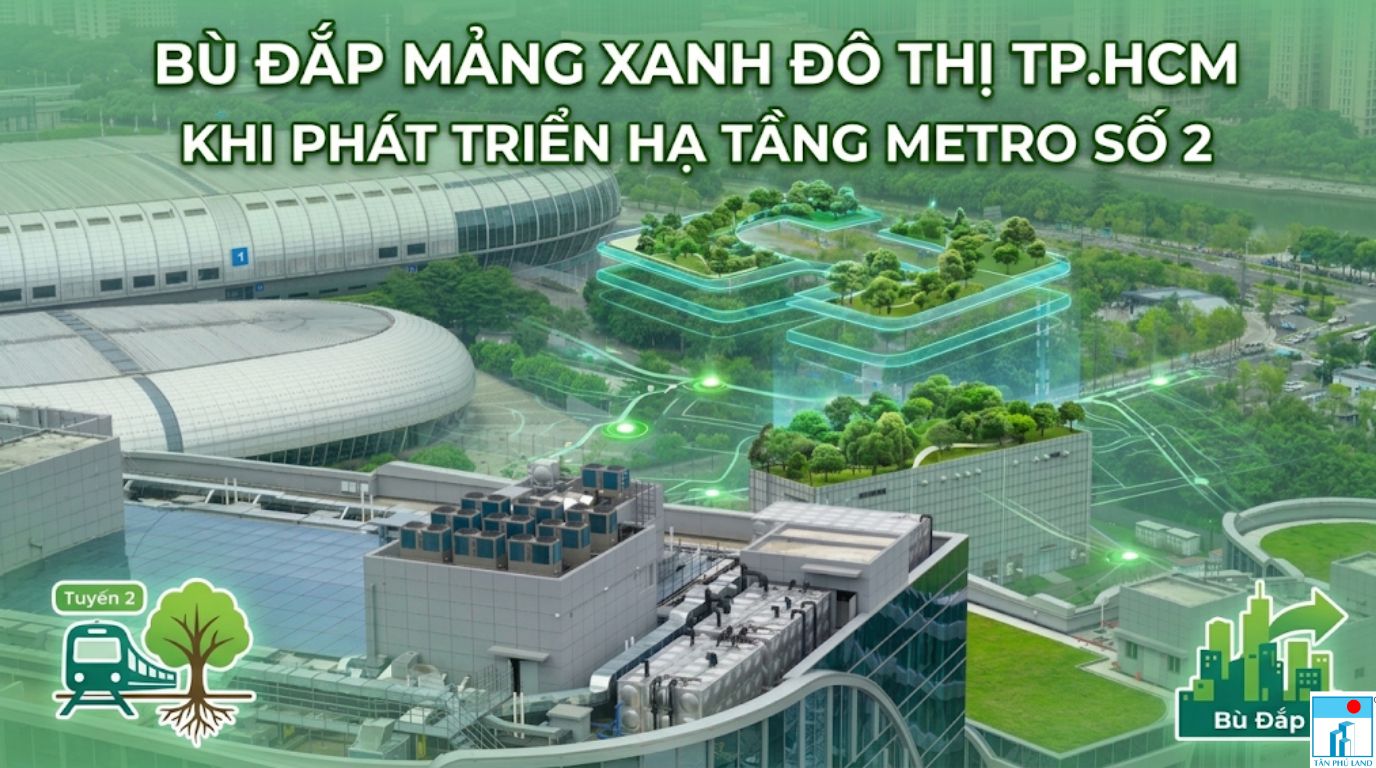 Bù đắp mảng xanh đô thị TP.HCM khi phát triển hạ tầng metro số 2