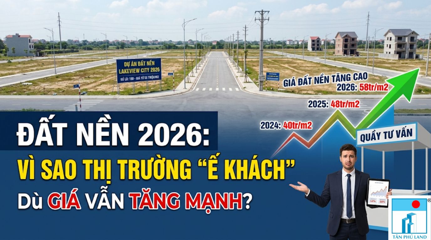 Đất nền 2026: Vì sao thị trường “ế khách” dù giá vẫn tăng?