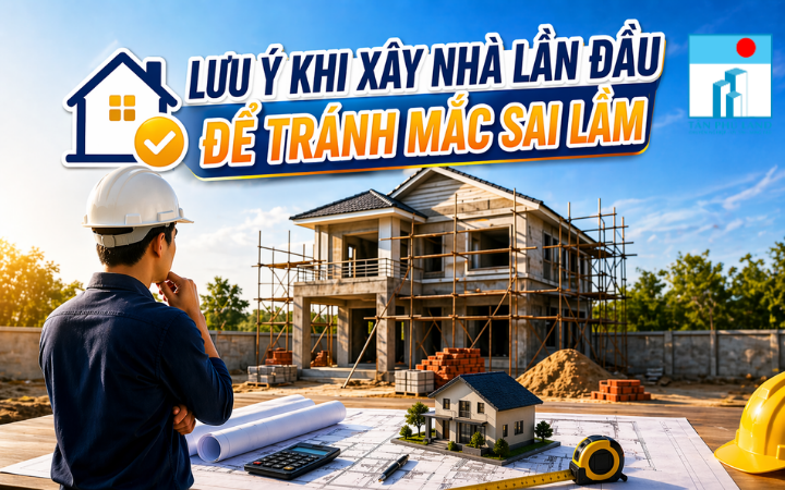 Lưu ý khi xây nhà lần đầu để tránh mắc sai lầm