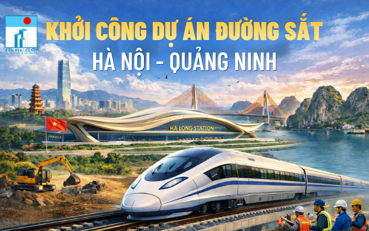 Khởi công dự án đường sắt Hà Nội - Quảng Ninh hơn 5 tỷ USD.