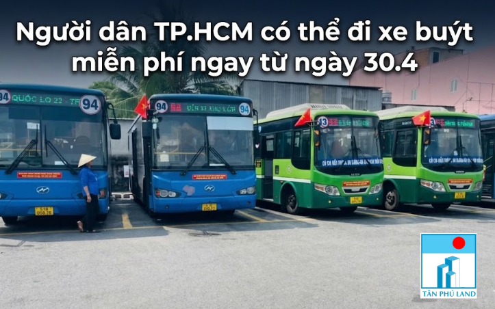 Người dân TP.HCM có thể đi xe buýt miễn phí ngay từ ngày 30.4