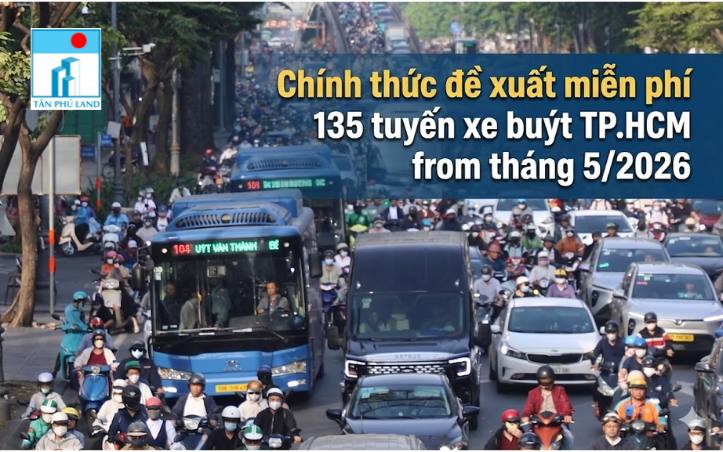 Chính thức đề xuất miễn phí 135 tuyến xe buýt TP.HCM từ tháng 5/2026