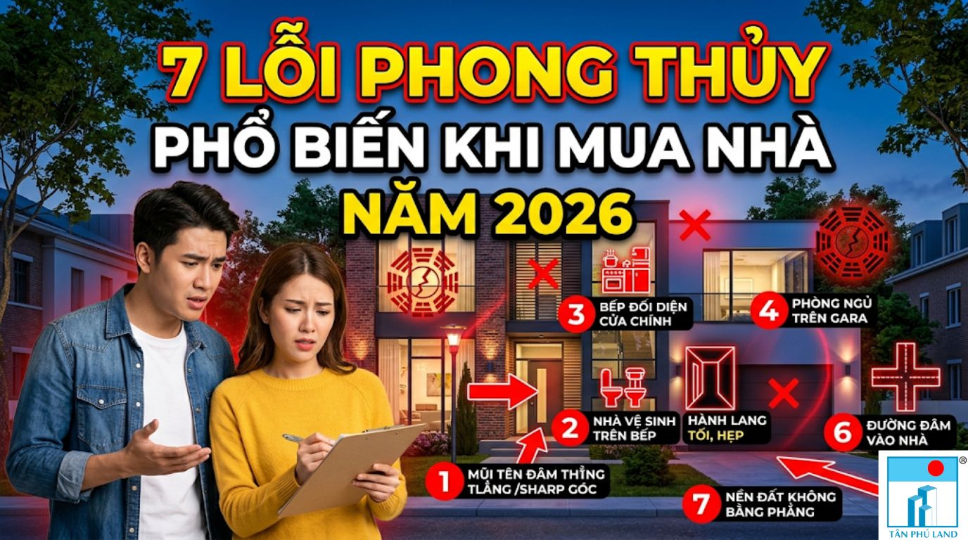 7 lỗi phong thủy phổ biến khi mua nhà năm 2026