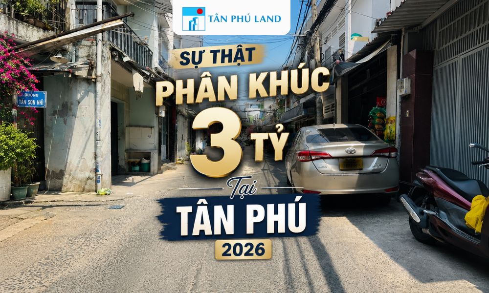 Có 3 Tỷ, Mua Được Nhà Hẻm Xe Hơi Quận Tân Phú Không?