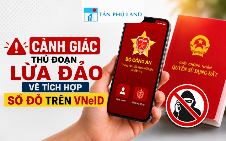 Cảnh giác với thủ đoạn lừa đảo về tích hợp sổ đỏ lên VNeID