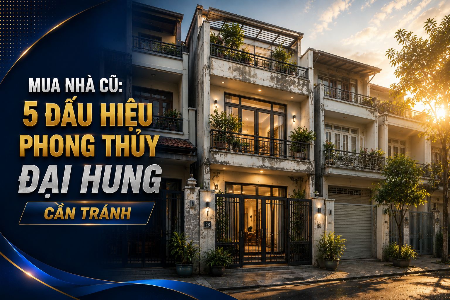 Dấu Hiệu Phong Thủy “Tối Kỵ” Khi Mua Nhà Cũ Tránh Điềm Đại Hung
