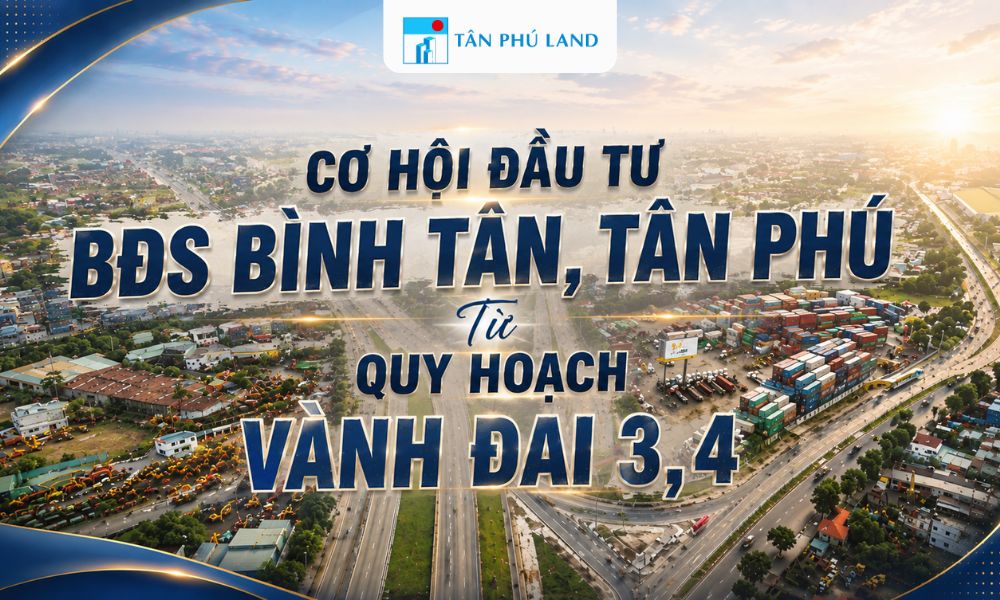 Cơ Hội Đầu Tư BĐS Bình Tân, Tân Phú Từ Quy Hoạch Vành Đai 3, 4