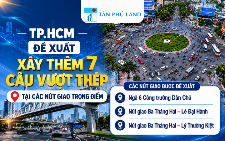 TP.HCM đề xuất xây thêm 7 cầu vượt thép giảm kẹt xe