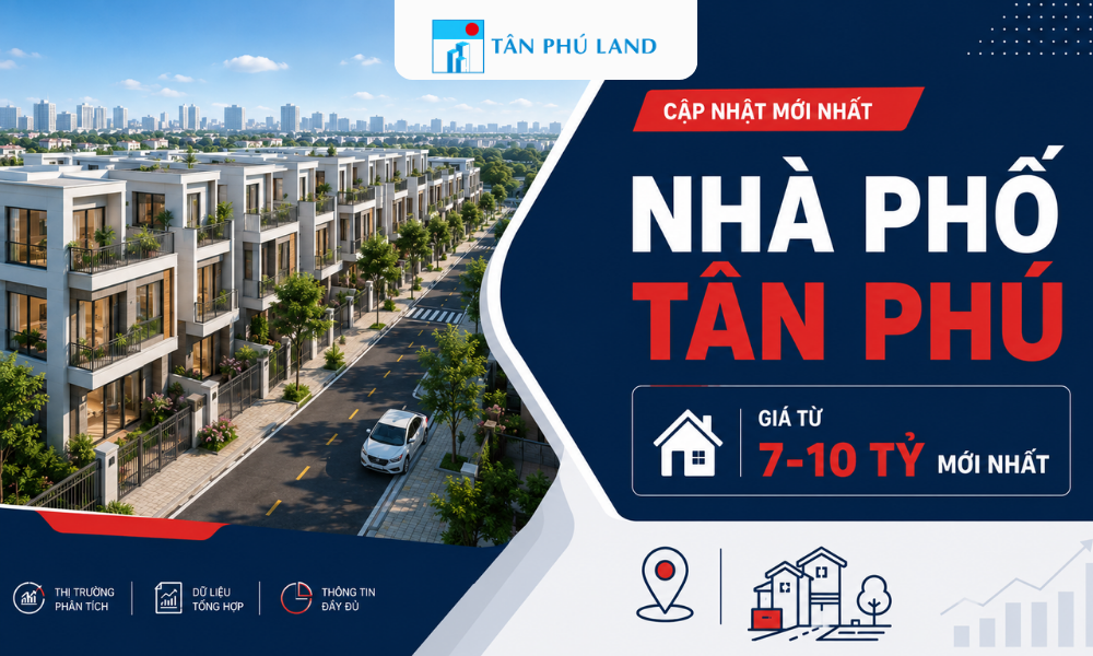 Bán Nhà Phố Tân Phú 7 - 10 Tỷ: Cập Nhật Quy Hoạch 5 Phường Mới 2026
