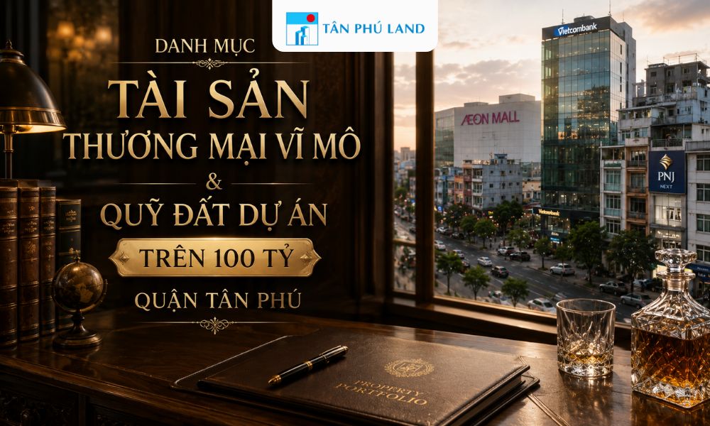 Danh Mục Tài Sản Thương Mại Vĩ Mô Trên 100 Tỷ Quận Tân Phú