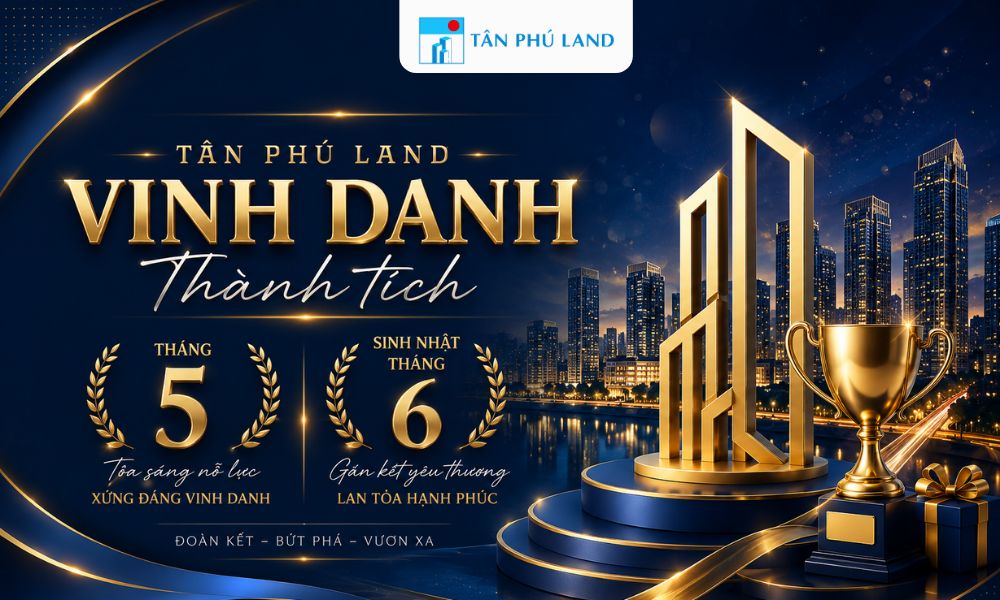 Tân Phú Land Vinh Danh Thành Tích Tháng 5 và Sinh Nhật Tháng 6