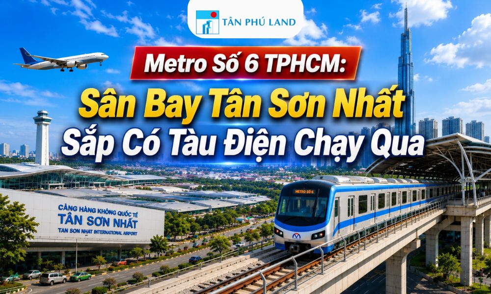 Metro Số 6 TPHCM: Sân Bay Tân Sơn Nhất Sắp Có Tàu Điện Chạy Qua