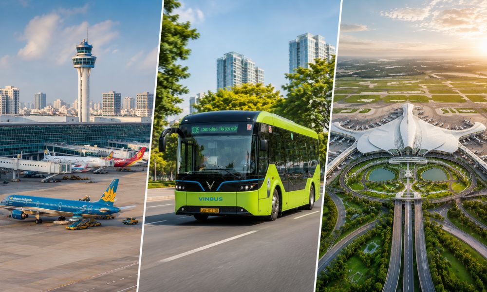 Thống nhất mở tuyến xe buýt kết nối Sân Bay Long Thành - Tân Sơn Nhất