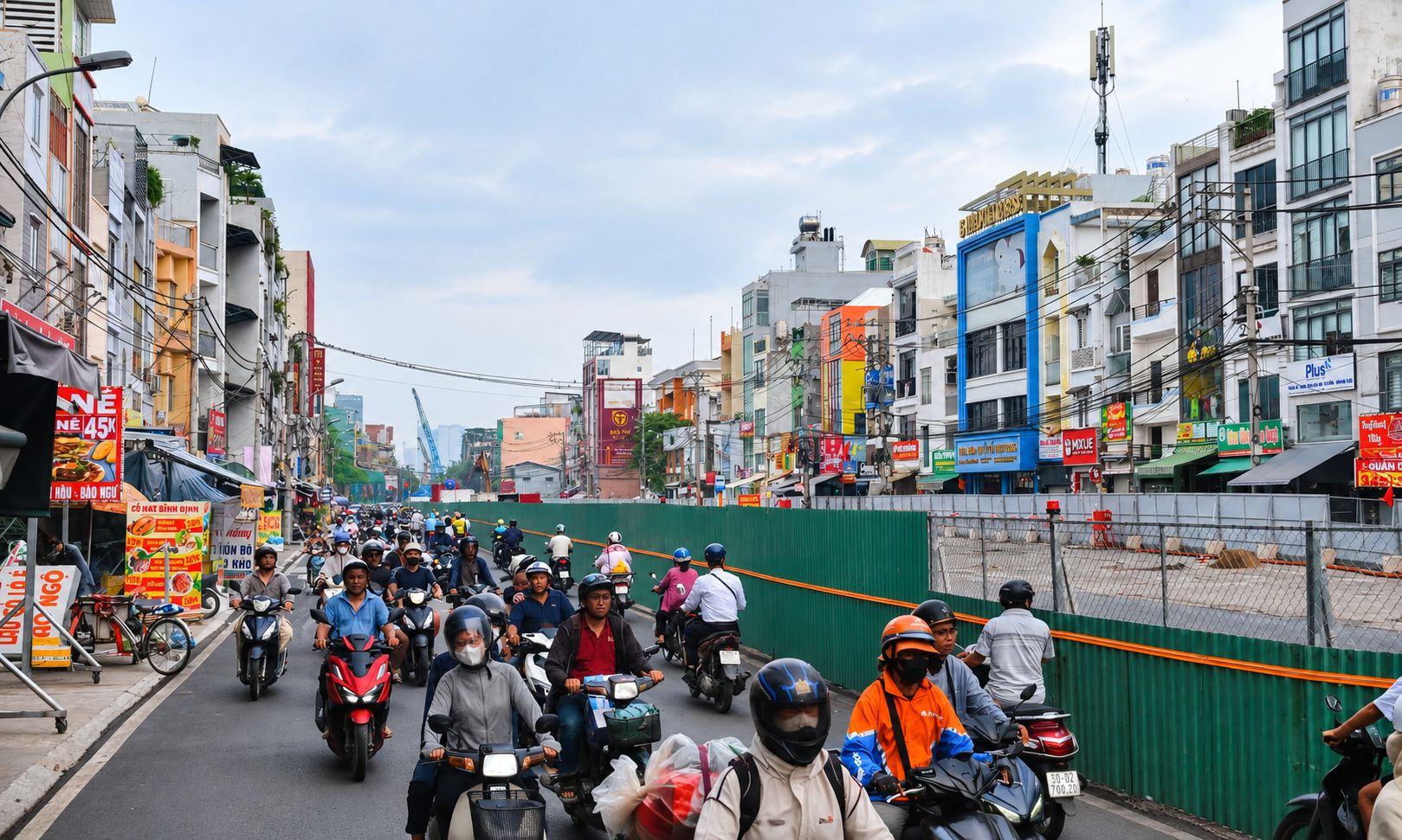 Thi công Metro số 2: Loạt tuyến đường TP.HCM chuyển 1 chiều hơn 3 năm
