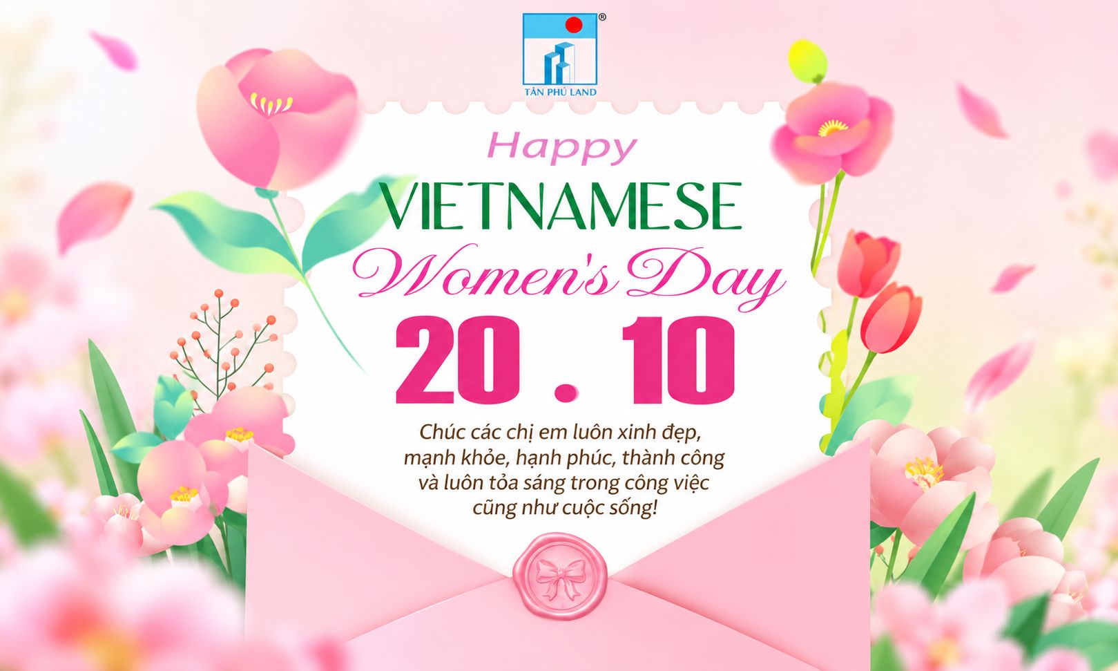 Tân Phú Land chúc mừng Ngày Phụ nữ Việt Nam 20/10